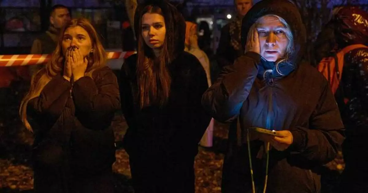 Photos show aftermath of Russian deadly attacks on Kyiv