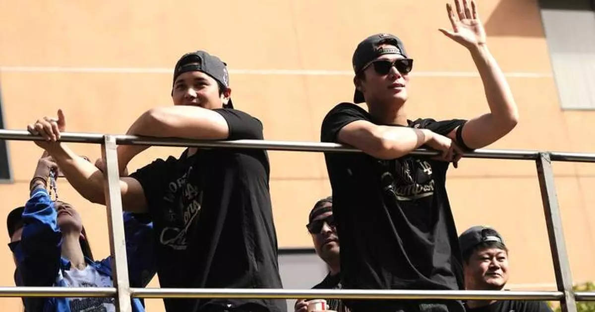 Dodgers celebrate historic back-to-back World Series titles with downtown parade, stadium rally