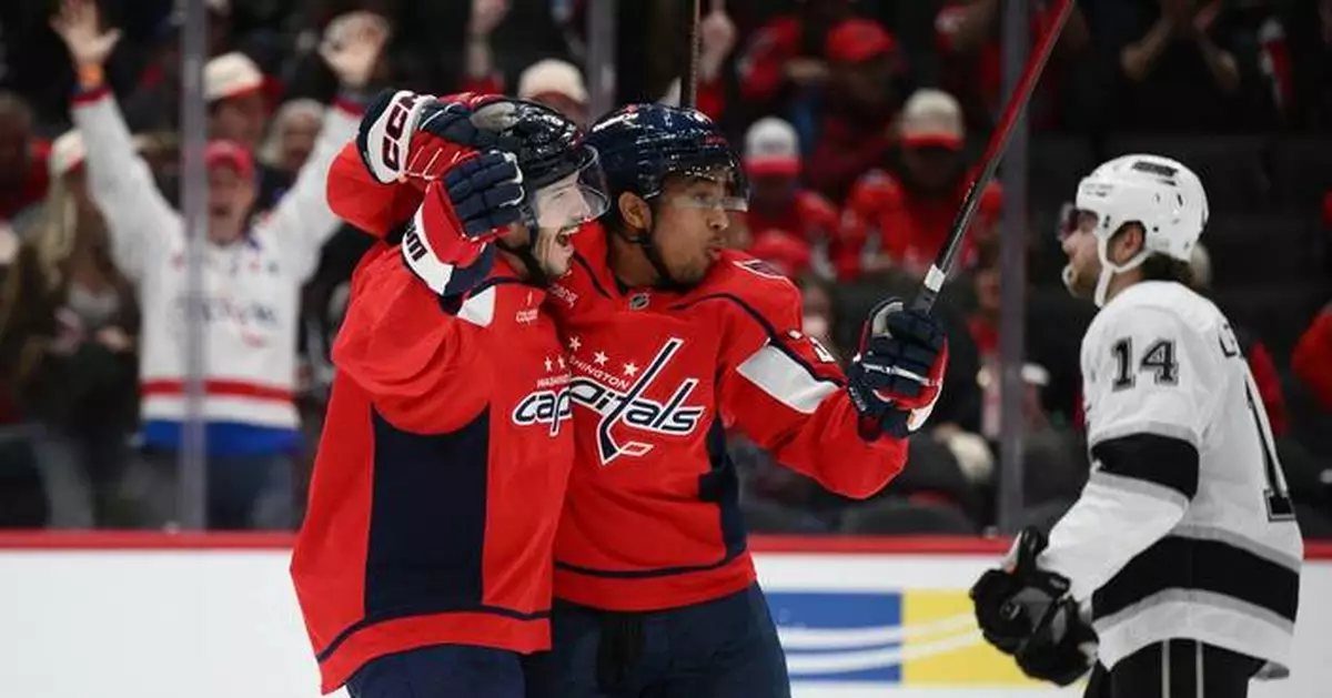 Ovechkin scores 903rd career goal as Capitals edge Kings 2-1