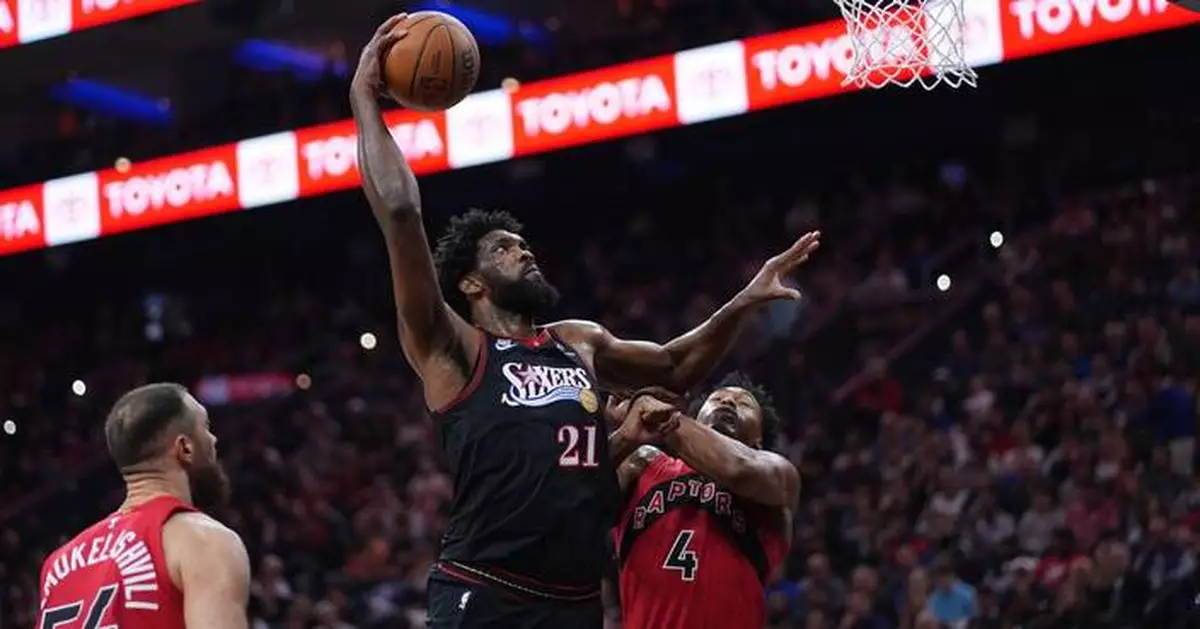 Philadelphia 76ers' Joel Embiid out for game against Celtics due to right knee soreness