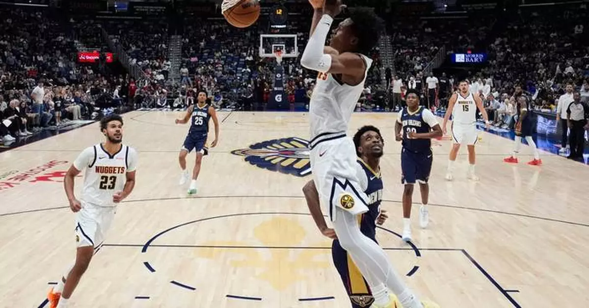 Jokic's triple-double and Watson's career-high 32 points push the Nuggets past the Pelicans, 125-118