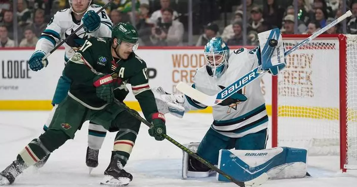 Graf scores in OT as Sharks come back to beat Wild 2-1