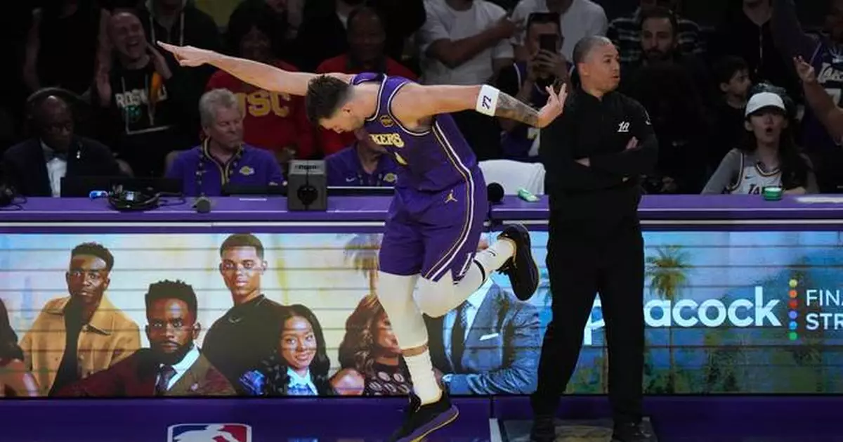 Luka, LeBron lead Lakers past Clippers 135-118 for 5th straight win, clinching their NBA Cup group