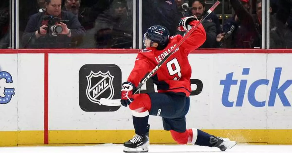 Leonard and Ovechkin help the Capitals beat the Oilers 7-4