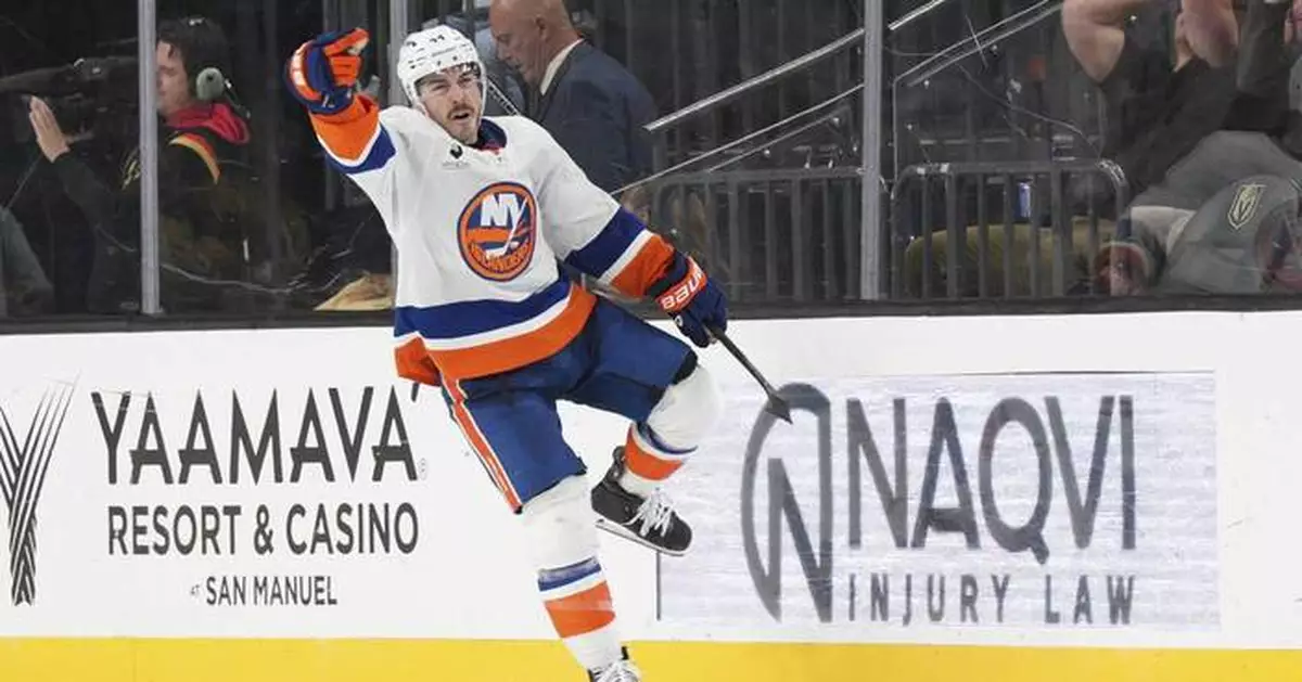 Pageau scores short-handed goal in OT as Islanders beat Golden Knights 4-3