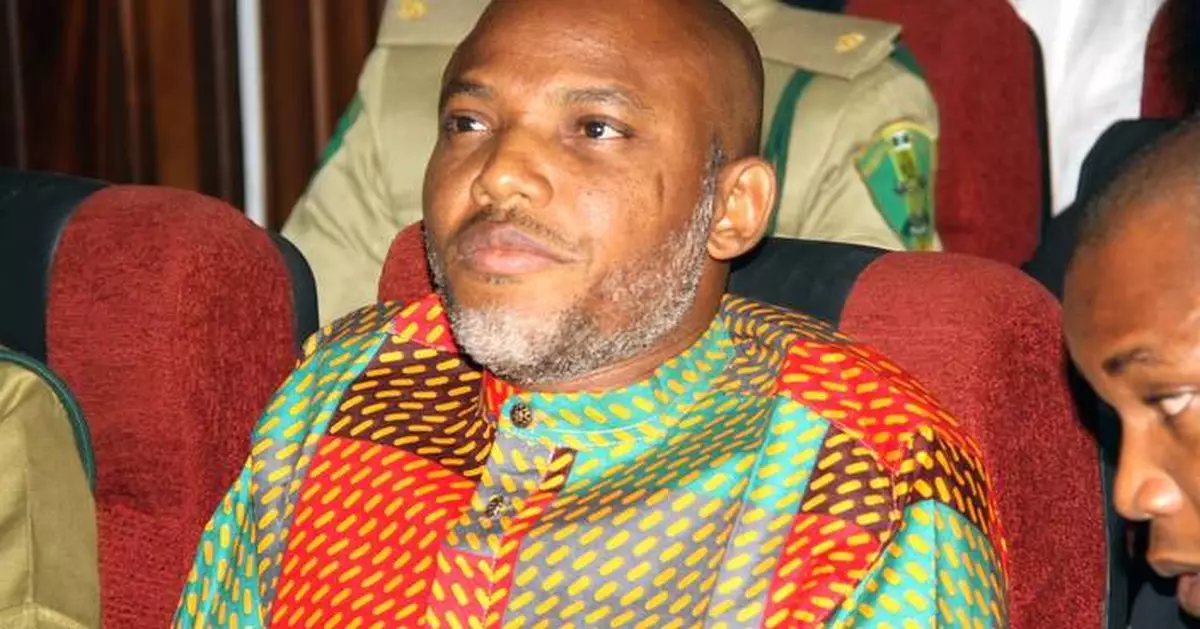 Nigerian court sentences separatist Nnamdi Kanu to life in prison on terrorism charges