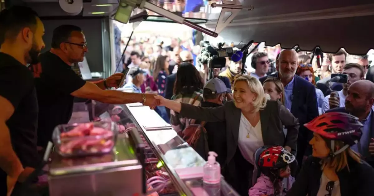 AP mapping shows France's poorest regions backing Le Pen's party as support for Macron wanes