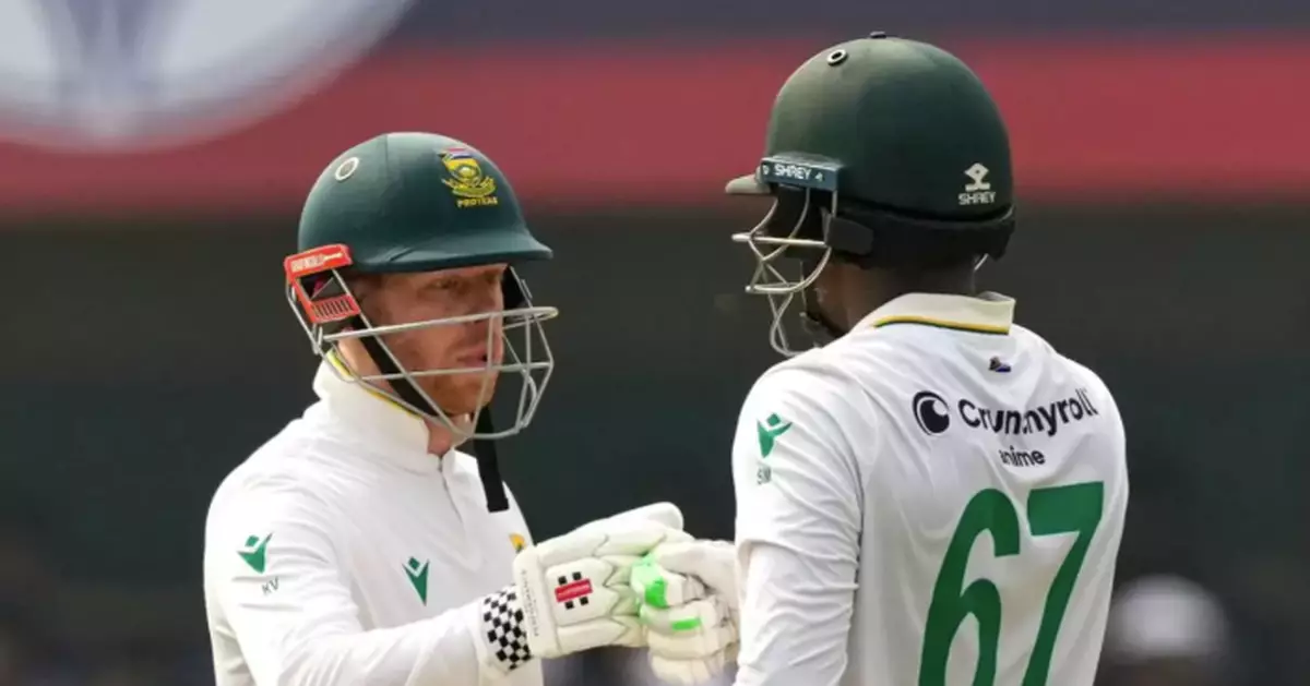 Muthusamy and Verreynne's unbroken stand frustrates India on Day 2 of 2nd test