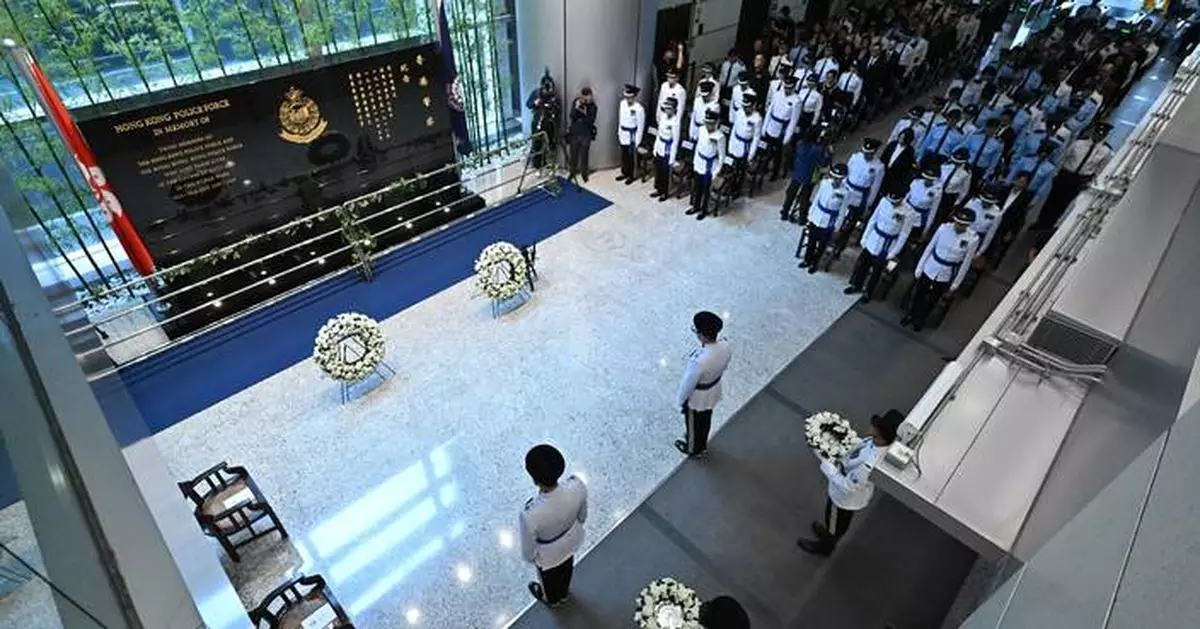 Hong Kong Police Honor Fallen Officers at Force Remembrance Day Ceremony