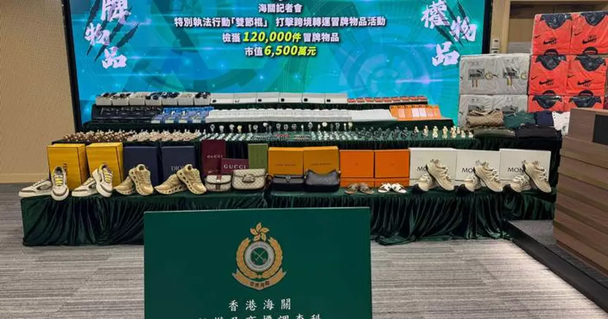 Hong Kong Customs Seizes 120,000 Counterfeit Goods Worth $65 Million During Double 11 Festival Operation