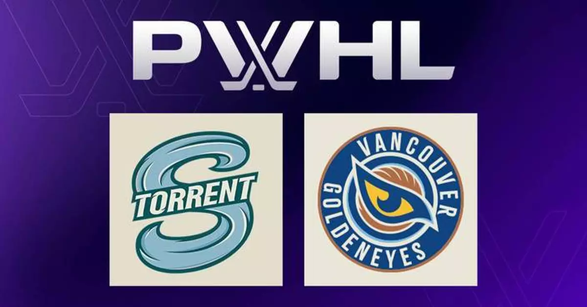 PWHL unveils expansion team nicknames and logos: Seattle Torrent and Vancouver Goldeneyes
