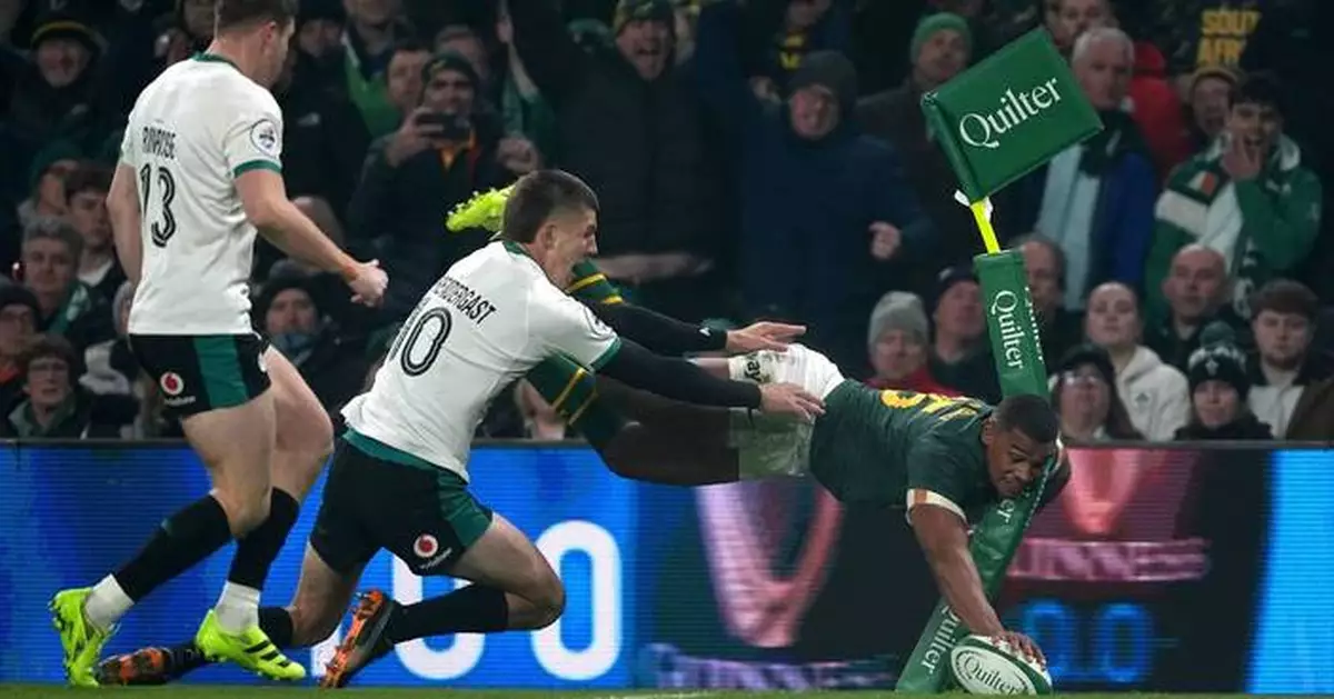 Chaos and drama mark the Springboks' first win over Ireland in Dublin in 13 years