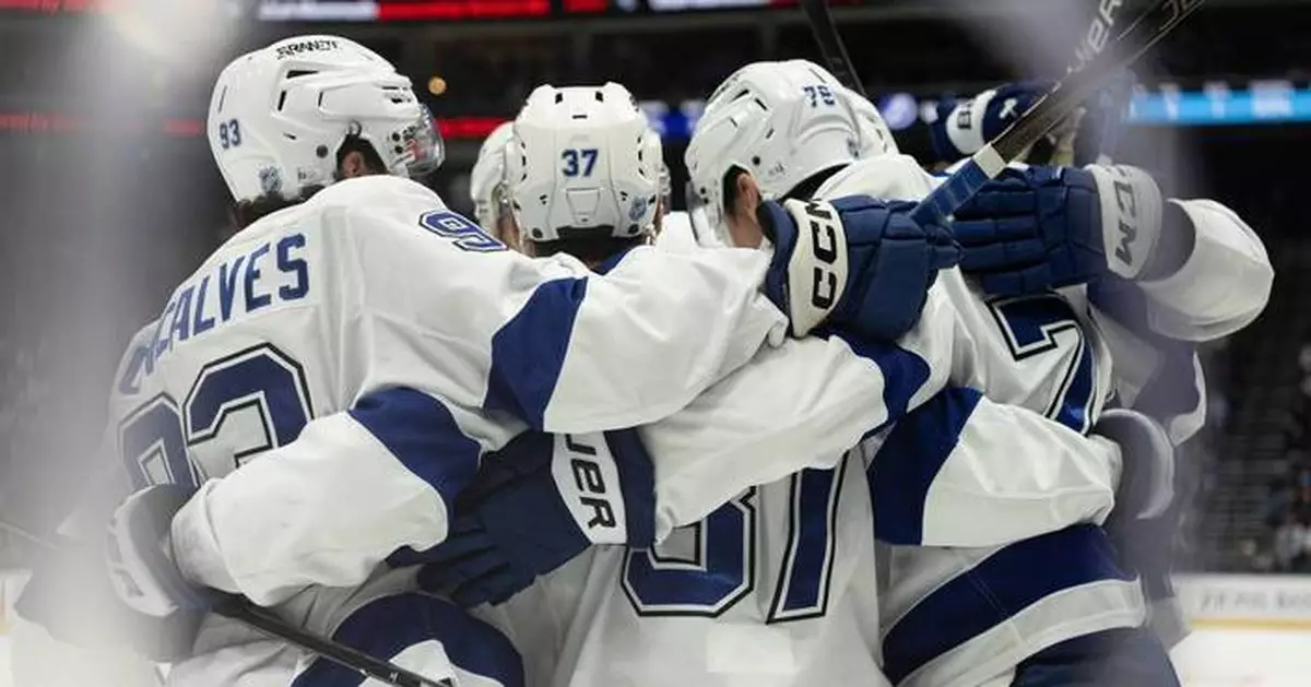Guentzel scores in the 3rd period as the Lightning beat the Mammoth 4-2 for their 5th straight win
