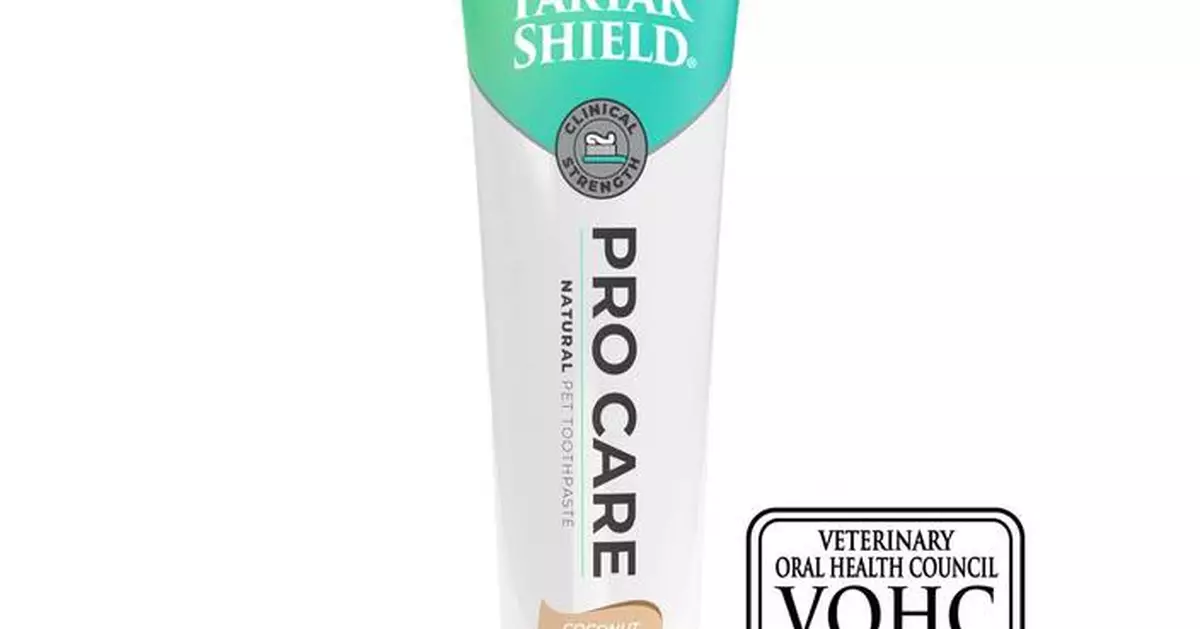 Tartar Shield® Natural Pet Toothpaste Granted VOHC® Seal of Acceptance