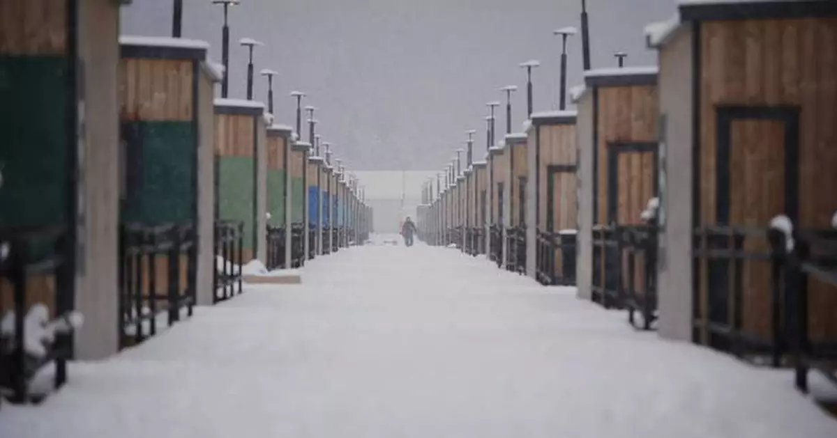 Behind the scenes of Cortina’s trailer-park Olympic Village: 400 mobile homes in an Alpine valley