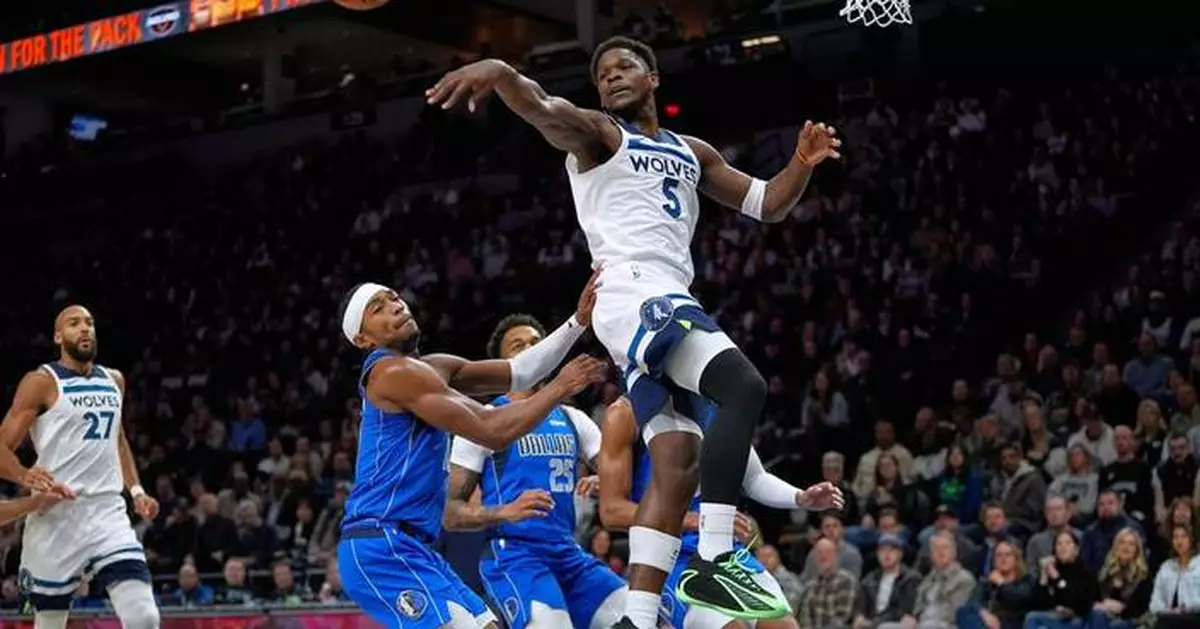 Timberwolves win for the 5th time in 6 games, beating the short-handed Mavericks 120-96