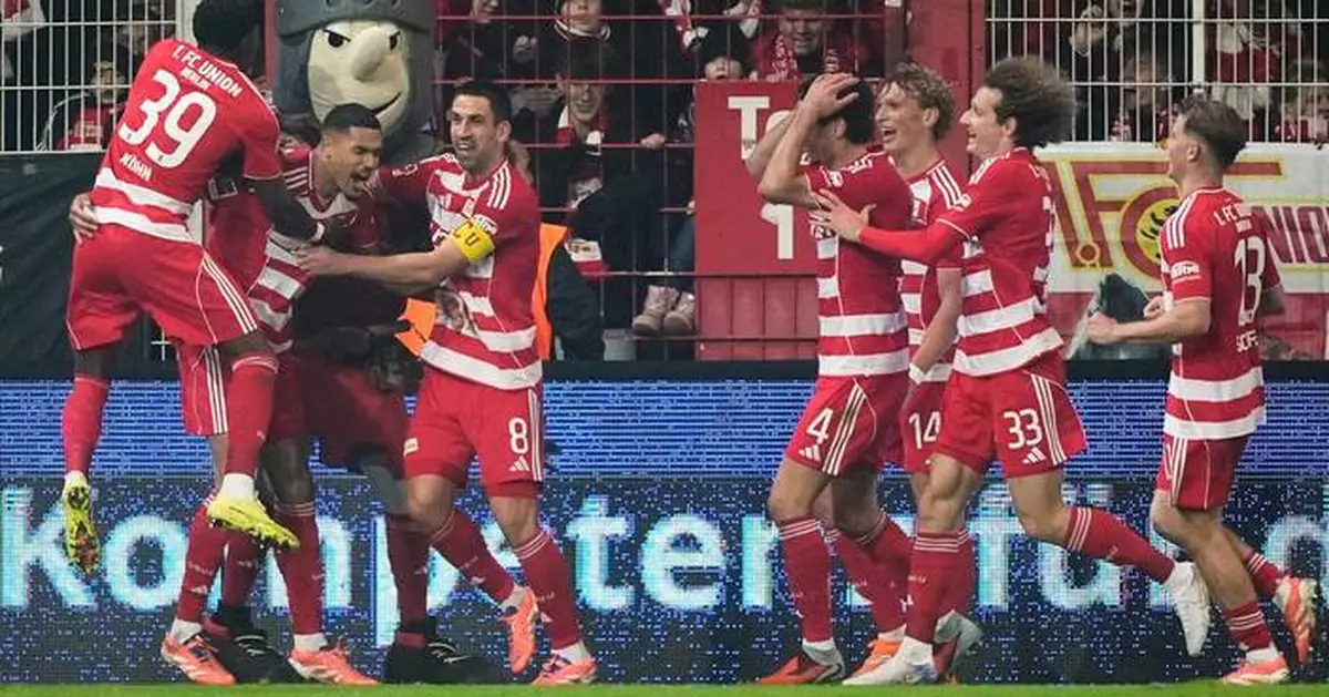 Union Berlin ends Bayern Munich's record 16-game winning streak with 2-2 draw in Bundesliga