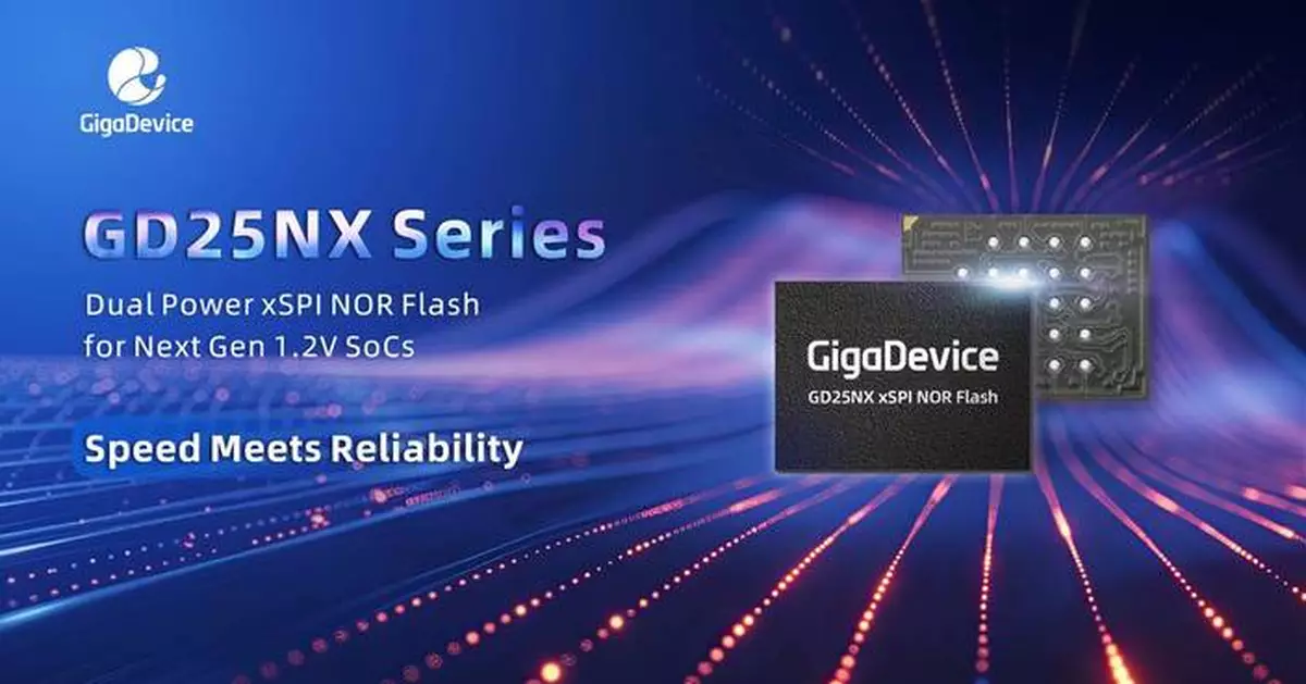 GigaDevice Launches GD25NX Series xSPI NOR Flash with Dual-Voltage Design