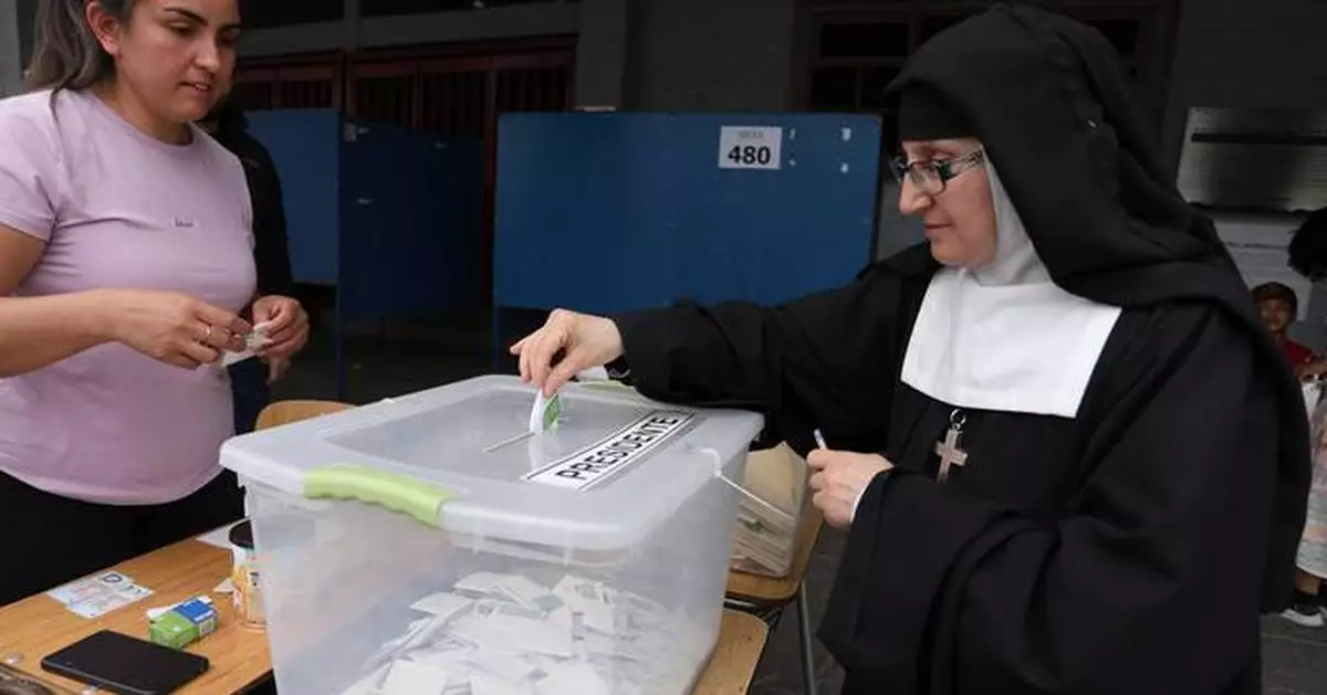 Photos from Chile's general elections