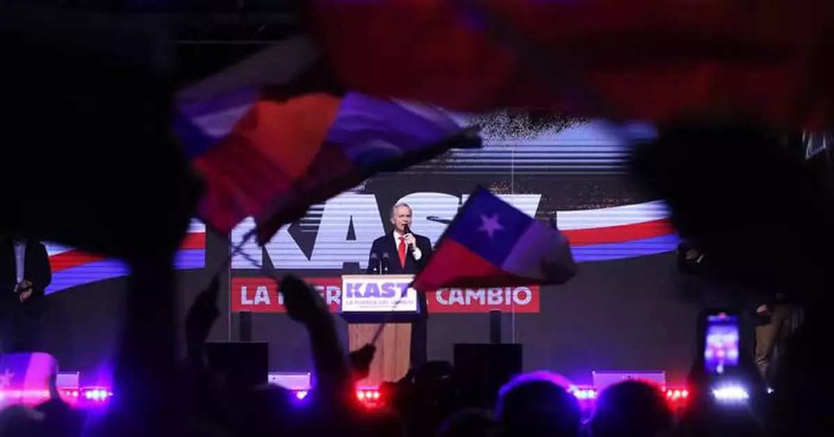 Hard-right former lawmaker José Antonio Kast leads in Chile's polarizing presidential runoff