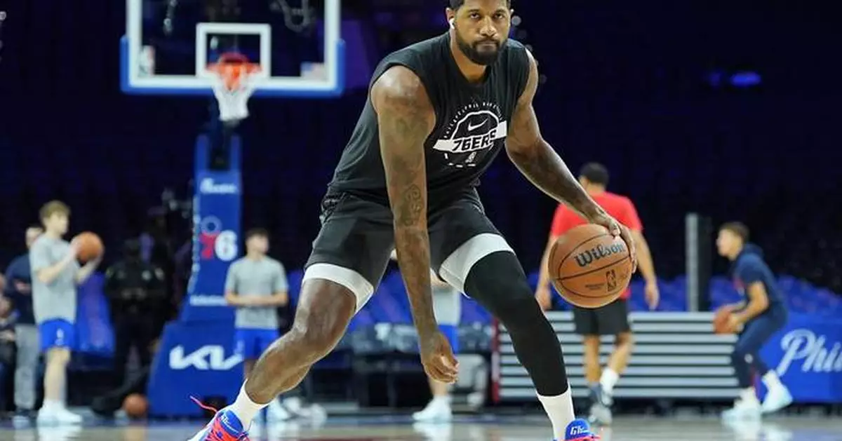Paul George makes his season debut, starting for Philadelphia 76ers against Los Angeles Clippers