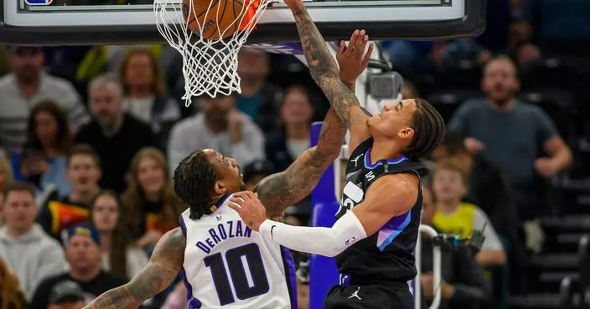 George and Markkanen help Jazz snap 4-game skid with 128-119 win over Kings