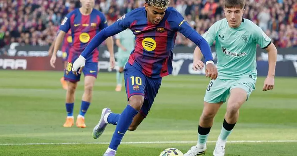 Barcelona marks Camp Nou homecoming with 4-0 rout of Athletic Bilbao