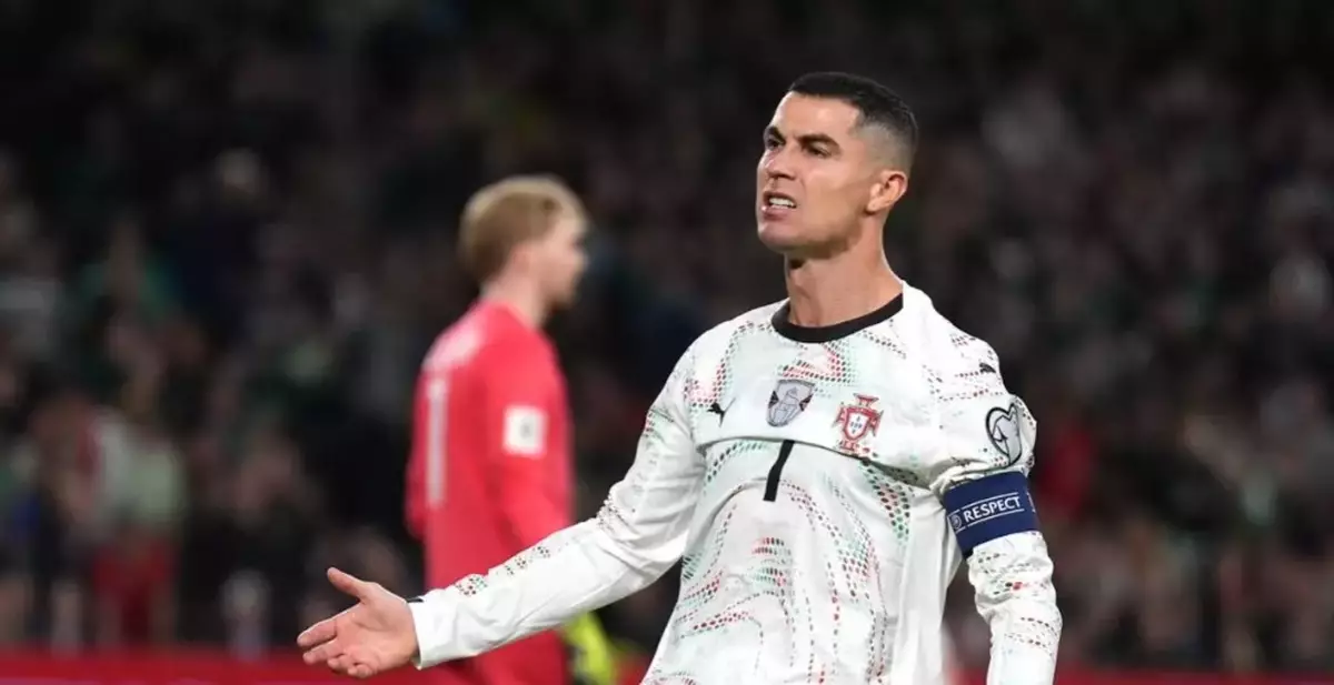 Cristiano Ronaldo scores from a bicycle kick for Al-Nassr in Saudi league