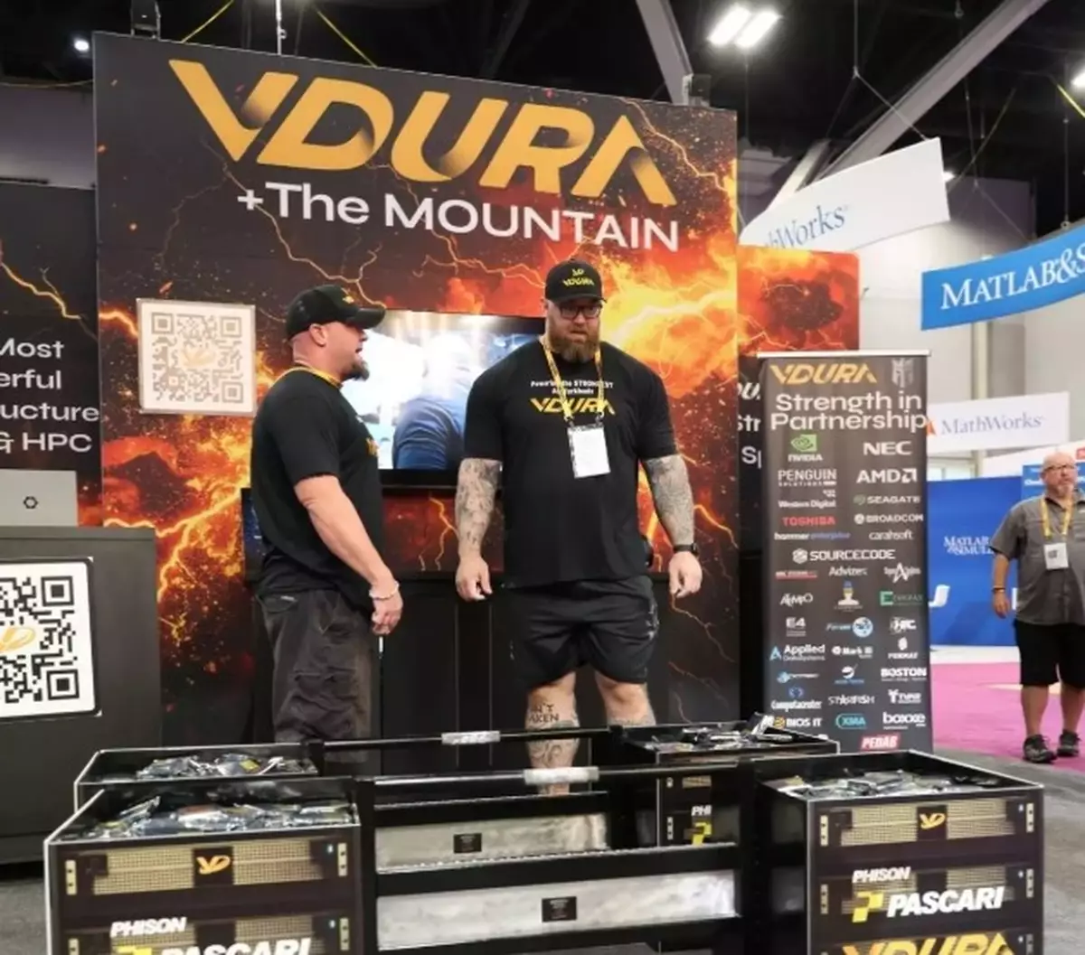 VDURA and Phison Shatter the AI Data Transfer Record with Hafþór “The Mountain” Björnsson at SC25