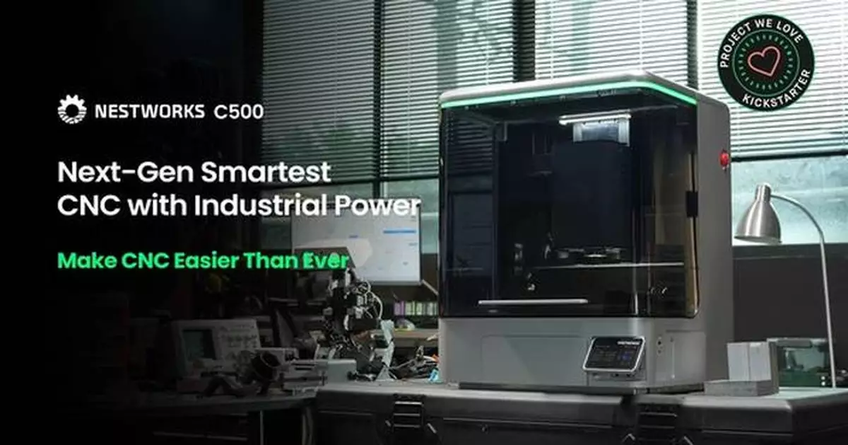 Nestworks Launches Revolutionary Desktop CNC on Kickstarter: First Consumer-Grade Machine for Serious Metal Machining