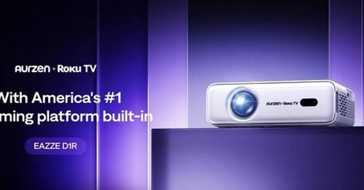 Aurzen Debuts Aurzen Roku TV Smart Projector EAZZE D1R: Roku TV Projector with Dolby Audio