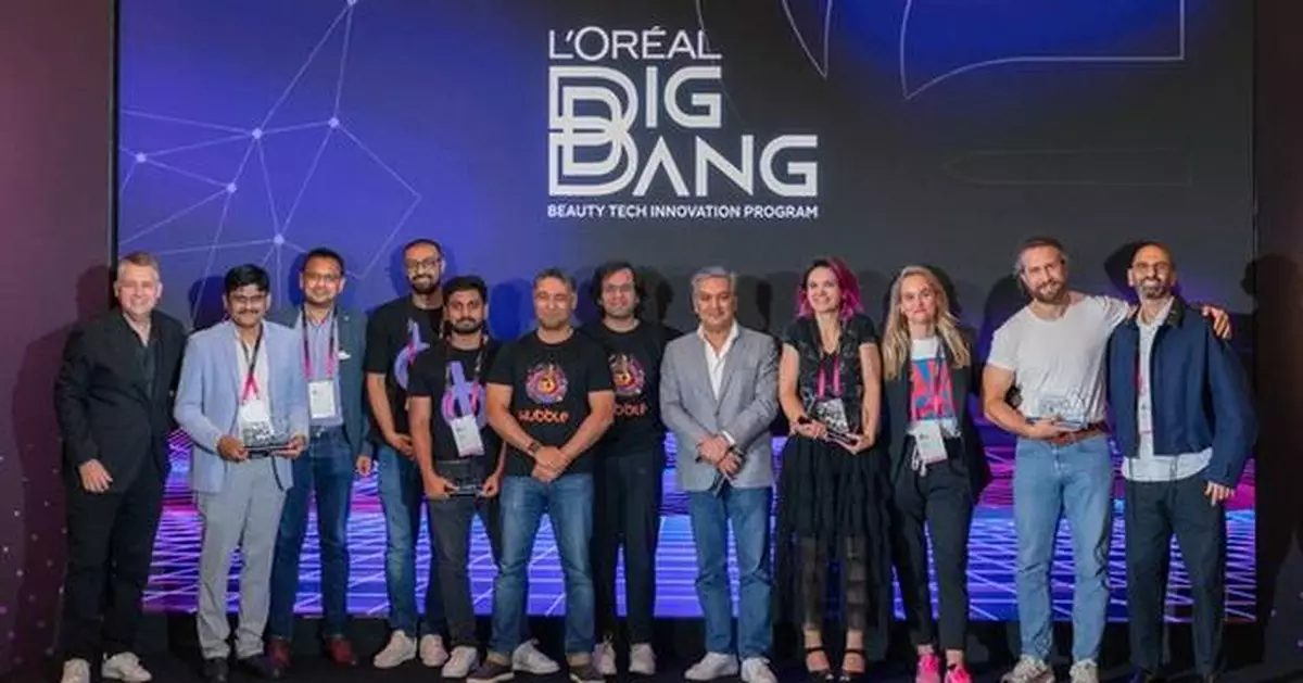 Startups from Australia, India and UAE crowned winners in L'Oréal Groupe's biggest Beauty Tech competition across South Asia Pacific, Middle East and North Africa