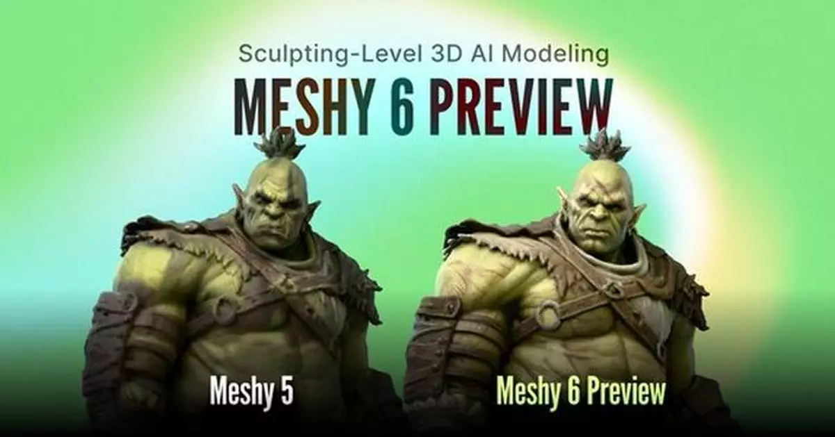Meshy Hits $15M ARR with 30% Month-over-Month Growth, Unveils Meshy 6 Preview for Next-Gen 3D Creation