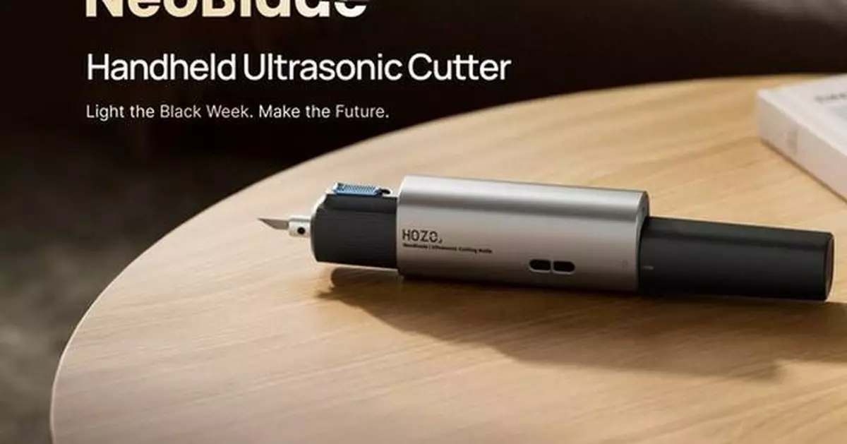 HOZO Introduces NeoBlade: The World's Smallest Wireless Ultrasonic Cutter for Creative Makers