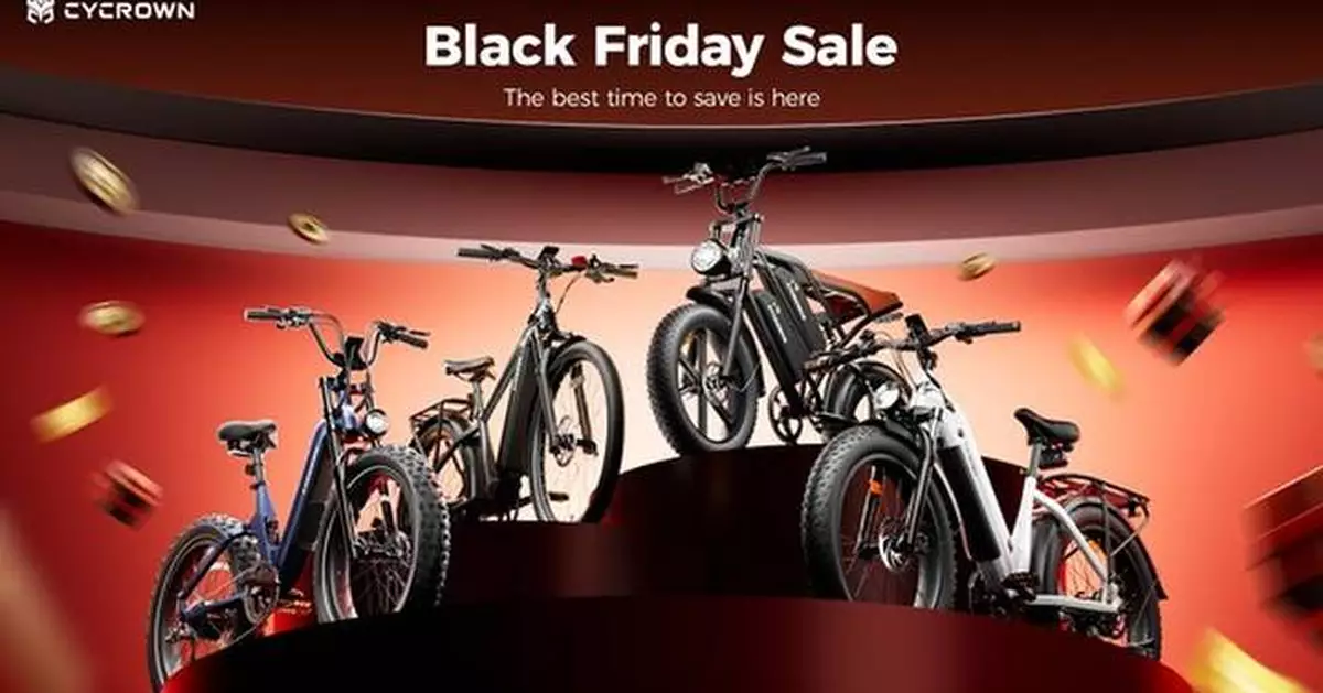 CYCROWN Celebrates the Joy and Freedom of Cycling with Black Friday &amp; Cyber Weekend Campaign