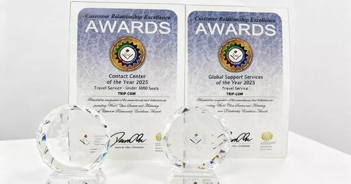 Trip.com Secures Dual Honours for Exceptional Customer Service at the 2025 CRE Awards