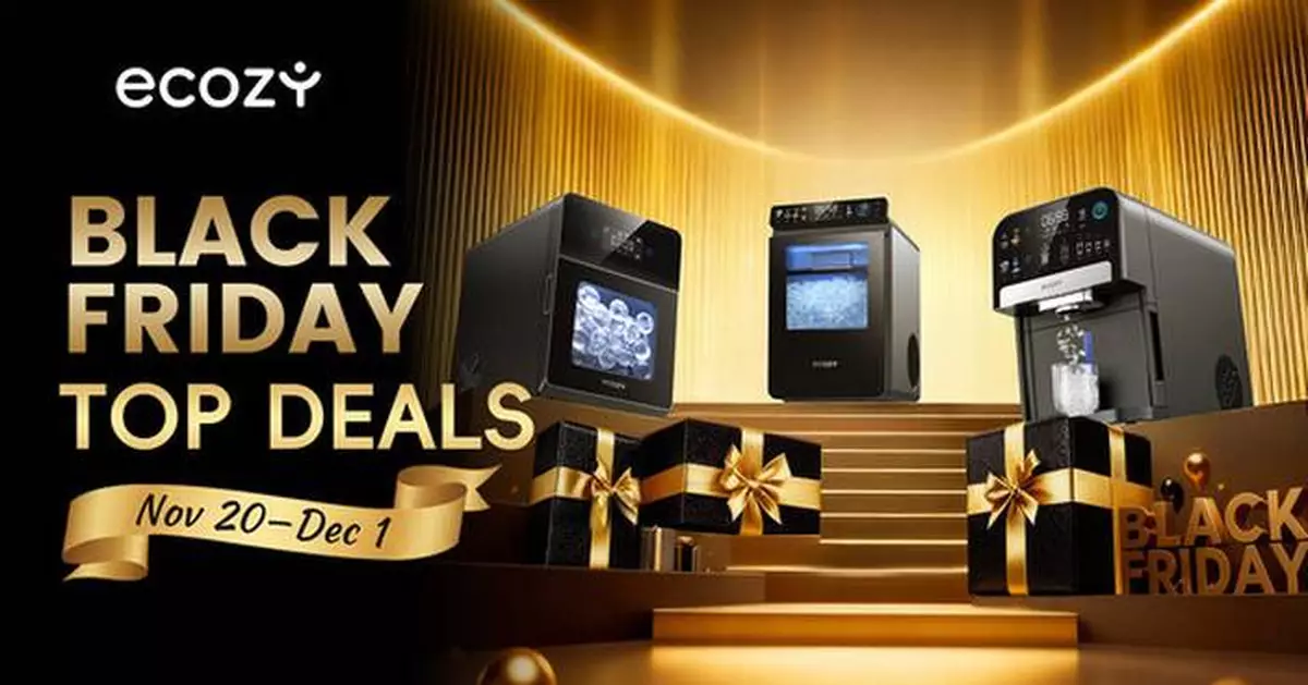 ecozy Launches Black Friday Ice Maker Series Deals--Holiday Gift Picks at the Year's Lowest Prices