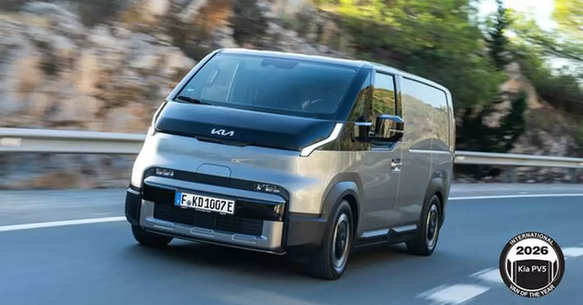 Kia's PV5 wins the '2026 International Van of the Year'