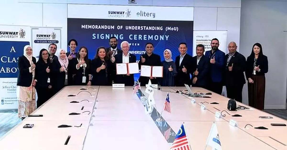 Sunway University and Elitery Sign Memorandum to Explore AI in Education