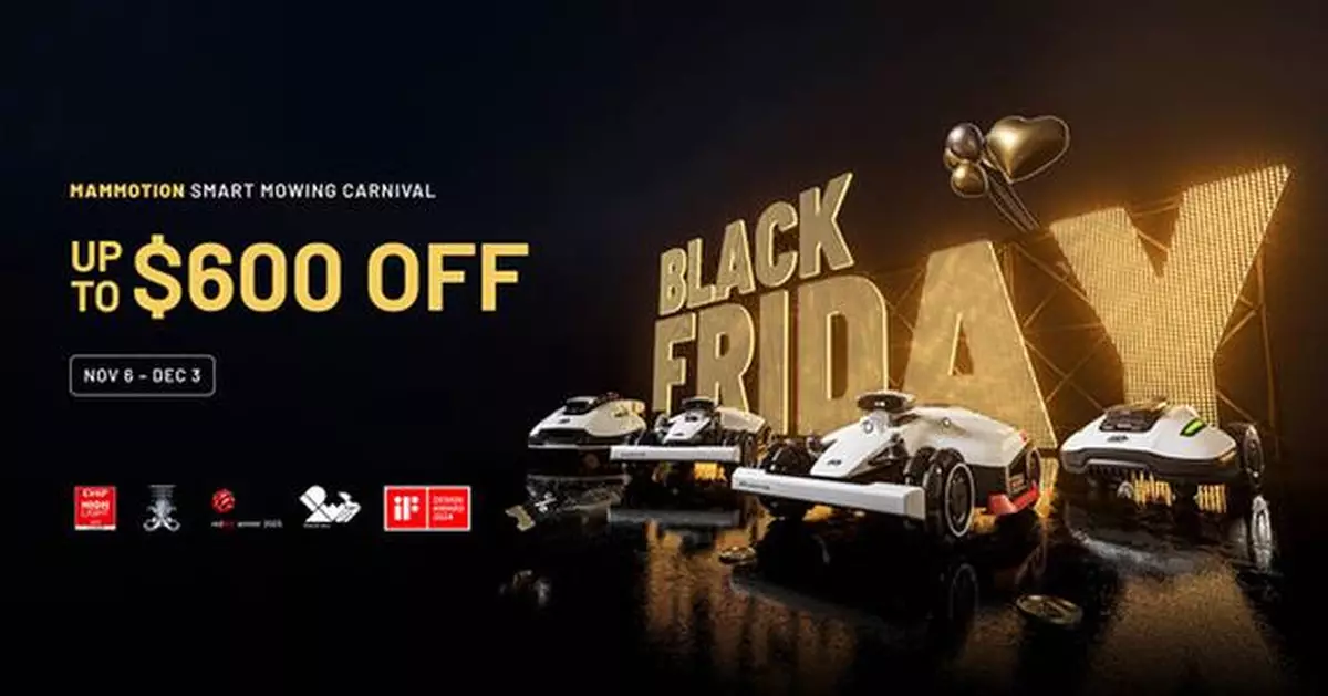 MAMMOTION Announces Its Biggest Black Friday Deals of 2025