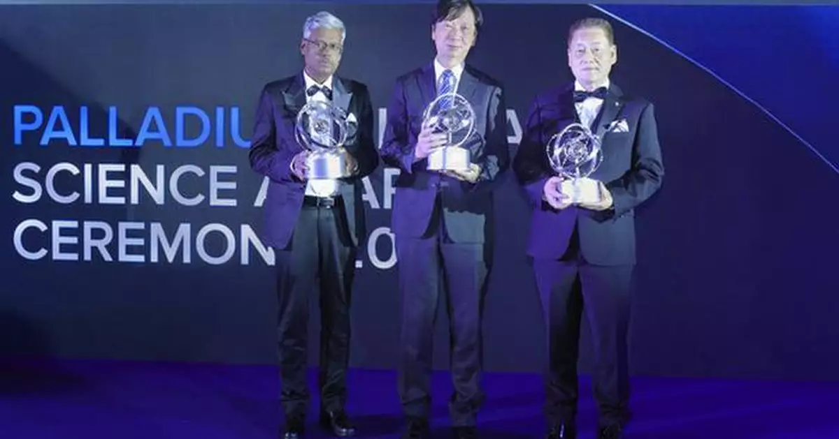 Palladium Global Science Award: Hong Kong Hosts Ceremony Honoring the Most Innovative Palladium-Based Technologies