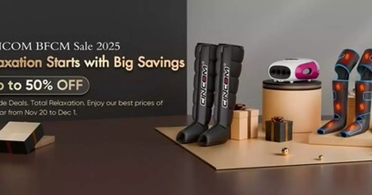 CINCOM Launches 2025 Black Friday Sale With Up to 50% Off, Encouraging Consumers to Invest in Self-Care This Season