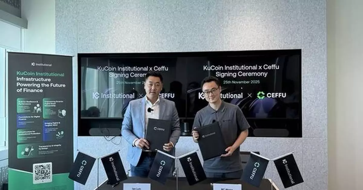 KuCoin Institutional and Ceffu Forge Strategic Partnership to Strengthen Institutional Asset Security and Compliance Infrastructure