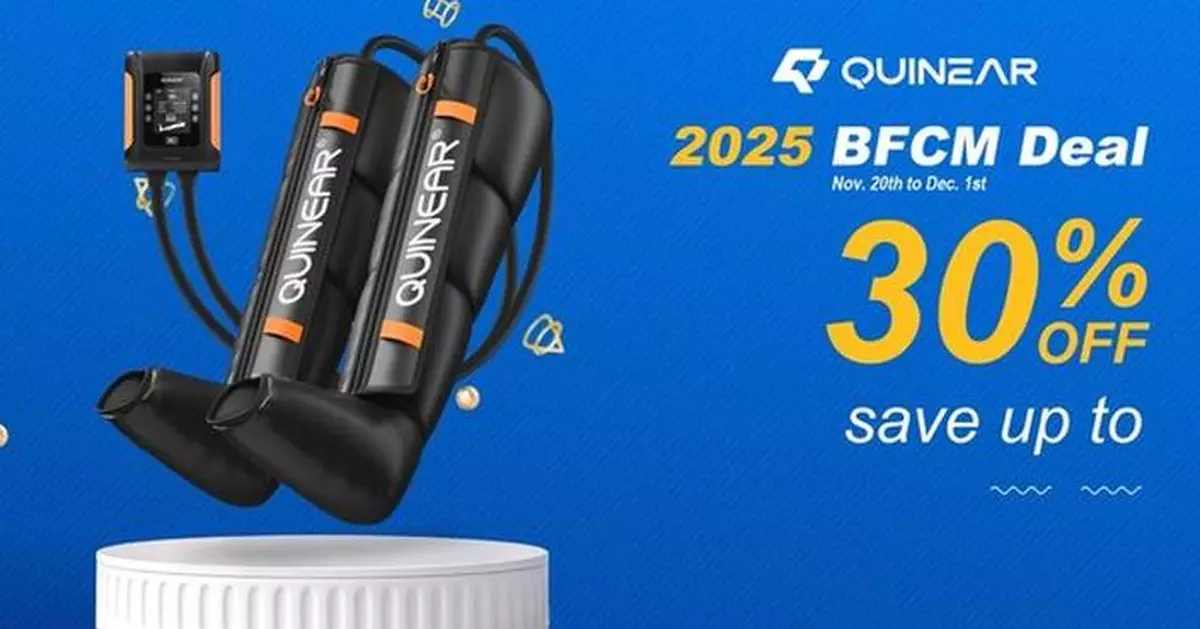 QUINEAR Unveils Two Next-Generation Recovery Systems for Black Friday: The Cordless QN-090A and the Clinical-Inspired QN-071A