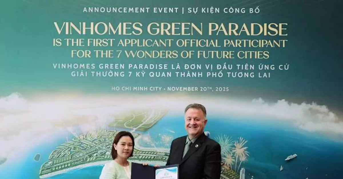 Vinhomes Green Paradise recognized as the first official participant of the global campaign "7 Wonders of Future Cities"