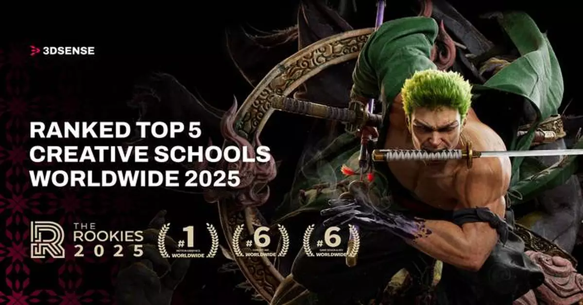 3dsense Media School in Singapore Clinches Top 5 Spot in The Rookies Global School Rankings® 2025