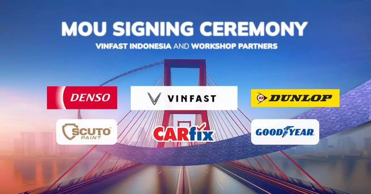 VinFast collaborates with five partners to strengthen electric vehicle after-sales service in Indonesia