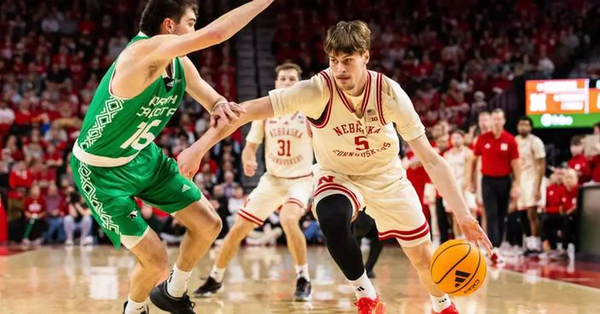 Berke Buyuktuncel has triple-double in No. 15 Nebraska's 78-55 win over North Dakota