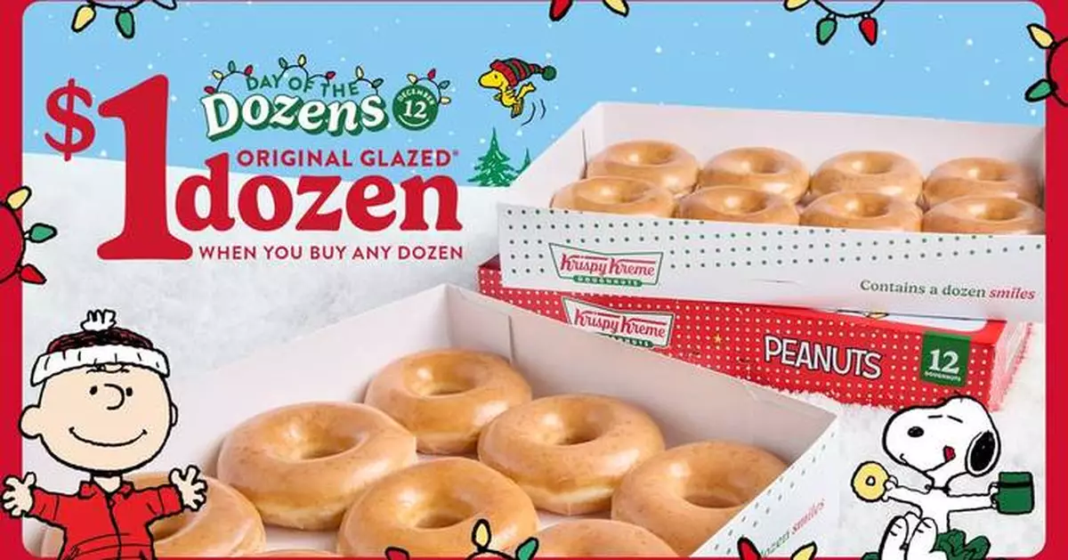 KRISPY KREME® Spreads More Holiday Cheer with Return of Annual ‘Day of the Dozens’ on 12/12