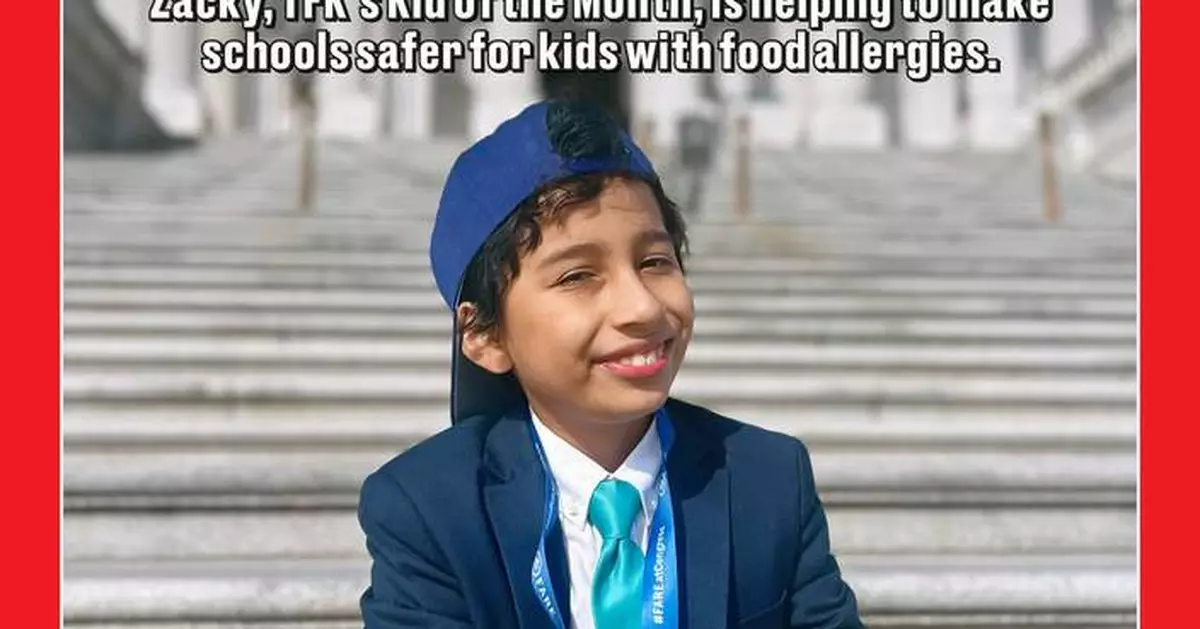 TIME for Kids Features Zacky Muñoz on the Front Cover for Allergy Action, Recognizing His National Leadership in Advancing School Allergy Safety and Youth Public Health Advocacy
